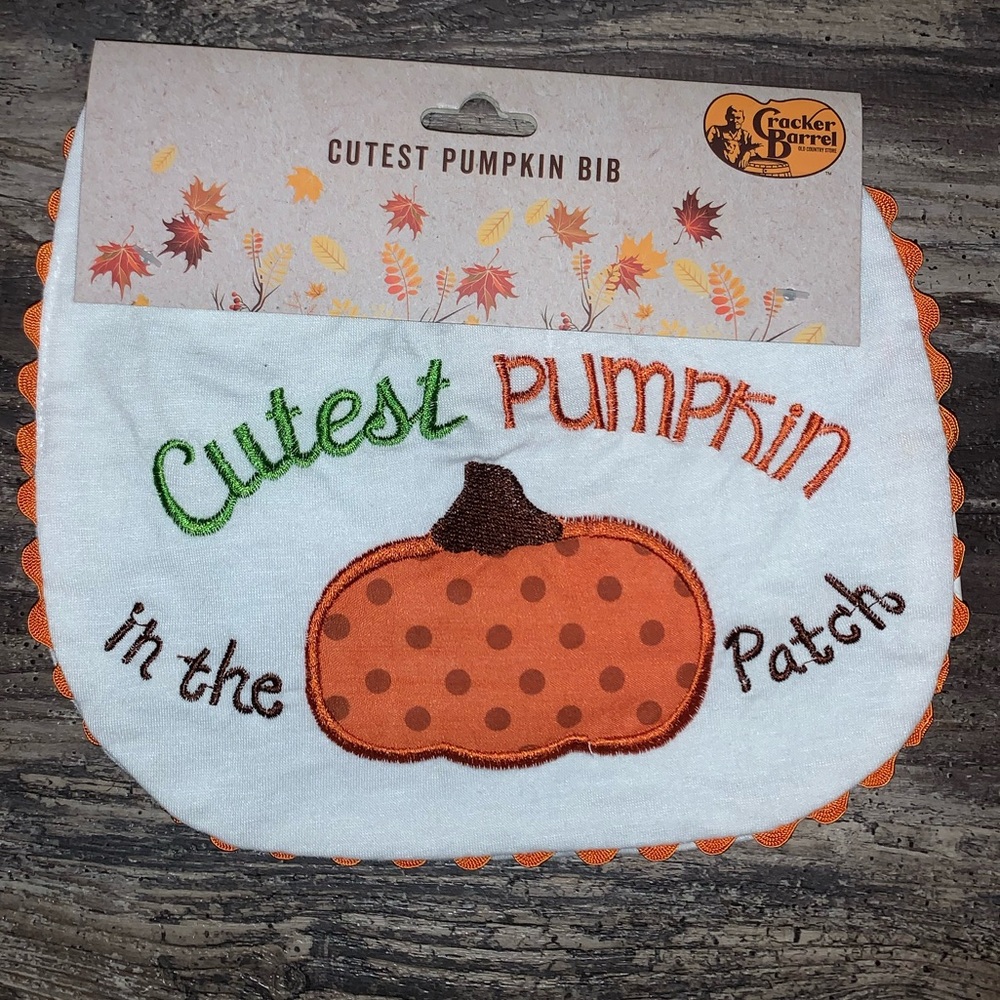 Cutest Pumpkin in the Patch bib ⭐️Bundle me!⭐️